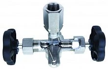 КЗИТ-60н-В-1/2"NPT/М20х1,5 Клапан игольчатый 3-х ходовой со сливом УТ000014287